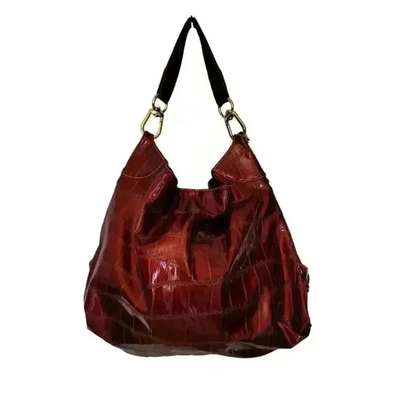 Big buddha Maroon Red One Strap Hobo Bag Medium Size